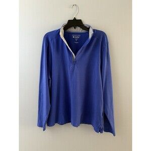 Coolibar Pullover Womens XL Blue Quarter Zip UPF 50+ Sun Protection Sonora